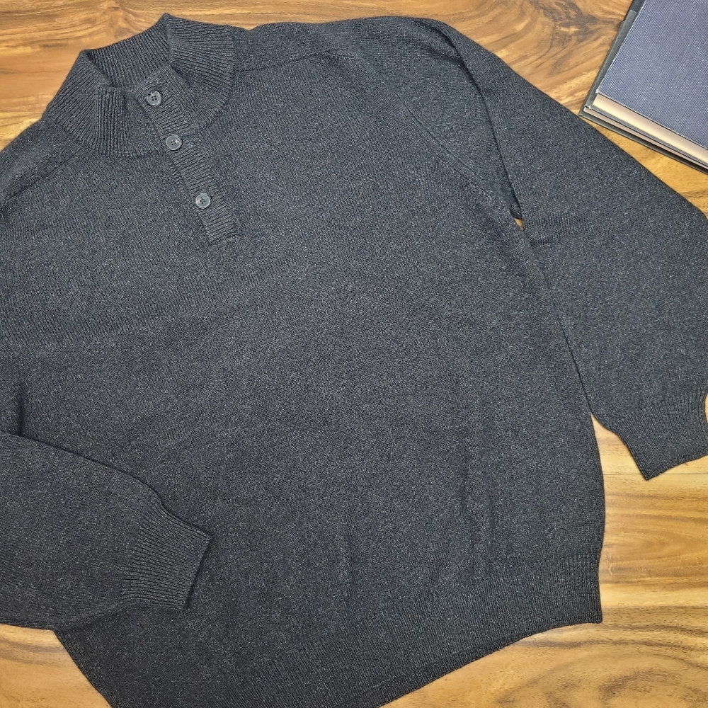 Gianluca Isaia Napoli men's wool cashmere sweater size 52, XL